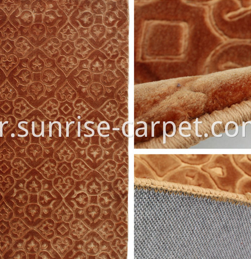 macro embossing carpet